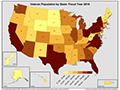 Thumbnail of the Veteran Population by State map Thumbnail of the Veteran Population by State map