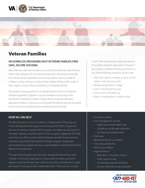 Veteran Families Fact Sheet